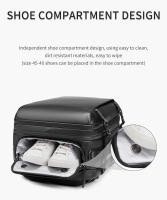 Mochila de Viaje Impermeable 17.3 pulgadas Laptop de Negocios con Bolsa para Zapatos Separada - details 5