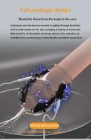 Anillo Eléctrico Leten Juguete de Placer Sensual para Hombres Estimulación de Penis en Cage de Retraso de Ejaculación Salud y Diversión - details 5