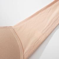 Cómodo sujetador de algodón sin aros con escote en V profundo, sujetador ajustado con lazo para mujer, ropa interior push-up ajustable antiflacidez para niñas - details 5