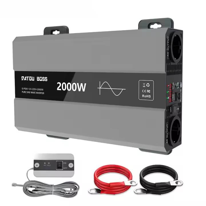 Inversor de Onda Senoidal Puro 12V 220V Convertidor de Voltaje 2000W 4000W - 1