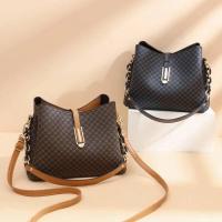 Nuevo cubo informal a la moda para mujer, bandolera de hombro estampada, bolso sencillo, mochila de lujo de alta gama - details 0