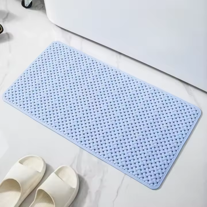 Alfombra de baño antideslizante suave Respectuosa con el medio ambiente, inodoro para ducha y pie - 1