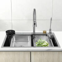 Fregadero de cocina de acero inoxidable Diseño único de un solo cuenco - details 8