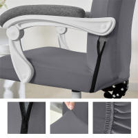 Funda para silla de oficina repelente al agua, tela elástica de LICRA, funda para asiento de ordenador, fundas universales para sillas de juegos, 1 ud. - details 4