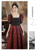 Vestido de Gala Elegante Estilo Hepburn Francés Lujo Ligero Alta Gama Vestido de Mujer para Adultos - details 7