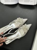 Nuevas Sandalias de Flores con Diamantes de Imitación Estilo de Hada, Viento, Tacón Grueso, Bolsa, Cabeza, Zapatos Individuales Vacíos - details 10