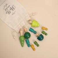 Rompecabezas educativo Montessori para niños, juego de Rayo de equilibrio para bebés, juguetes de bloques de construcción - details 4