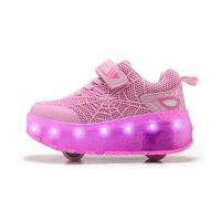 Nuevo modelo 2025 Zapatillas Deportivas Para Niño, Zapatos Luminosos Con Carga Usb De Malla De Dibujos Animados De Araña, Patines Deportivos Para Exteriores, Zapatos De Skate Para Niños Y Niñas, Zapatos Informales - details 21