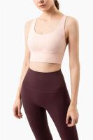 Top de Yoga Transpirable ZHUMU GYM Top de Deportiva de Verano con Espalda Cruzada para Mujeres - details 9