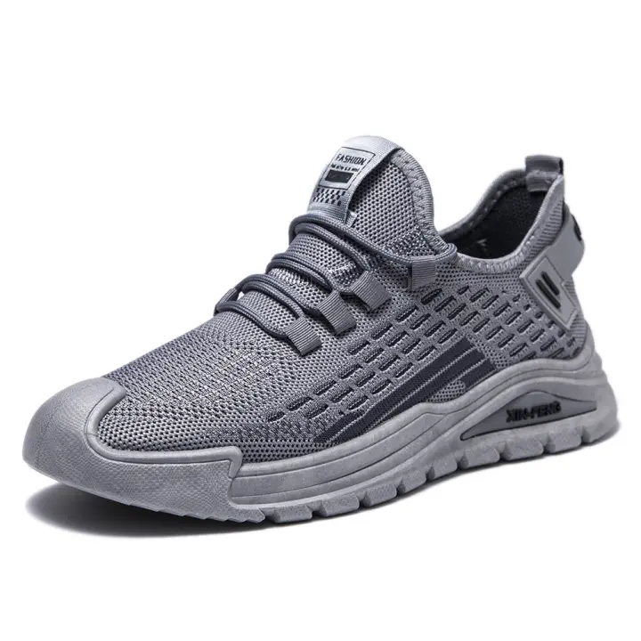 Zapatillas de moda para hombre Zapatillas de malla transpirables Suela blanda Zapatos para correr Trabajo Zapatos casuales al aire libre - 1