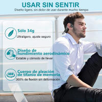 Paramta Dv68 Pro auriculares deportivos luminosos para correr de noche, auriculares impermeables de conducción ósea, adecuados para correr al aire libre - details 8
