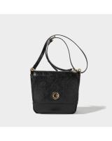 Bolso de mensajero de un hombro, nuevo bolso de axila para mujer, bolso de cuero suave blanco y negro. - details 11
