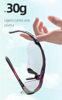 RockBros-Gafas de sol polarizadas de ciclismo, gafas para bicicleta de montaña y carrera, 5 lentes de protección, para hombre - details 6