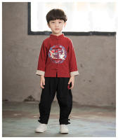 Ropa para niños Disfraces de Año Nuevo Traje Tang - details 0