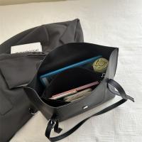 2 unids/set de bolsos de mano versátiles para mujer, bolso de mano de gran capacidad de cuero Pu, bolso de hombro Simple de color sólido - details 8