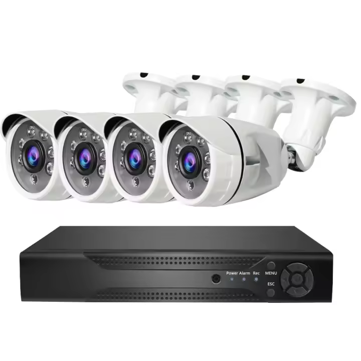 Sistema de Cámara de Seguridad KEPEAK de 5MP 4Pcs Cámaras con Cable Detección Inteligente de Personas, Mascotas, Vehículos Grabación 24-7 A prueba de agua Uso interior y exterior - 1