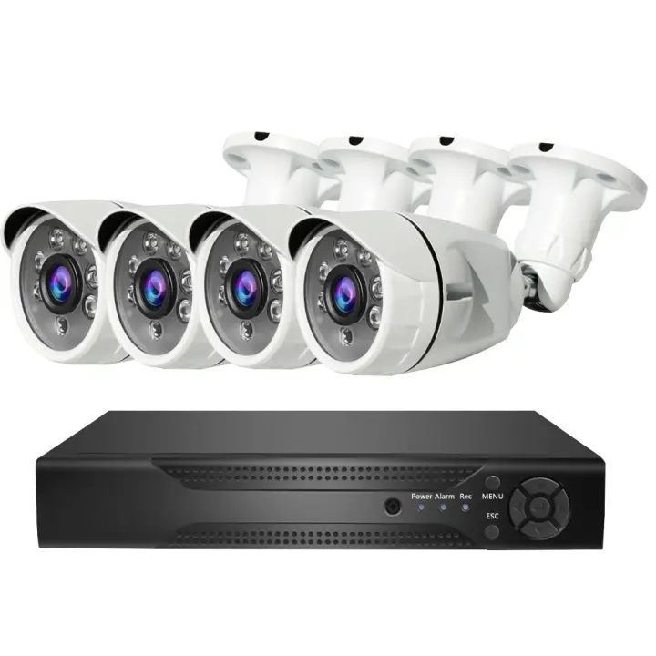 Sistema de Cámara de Seguridad KEPEAK de 5MP 4Pcs Cámaras con Cable Detección Inteligente de Personas, Mascotas, Vehículos Grabación 24-7 A prueba de agua Uso interior y exterior - 1