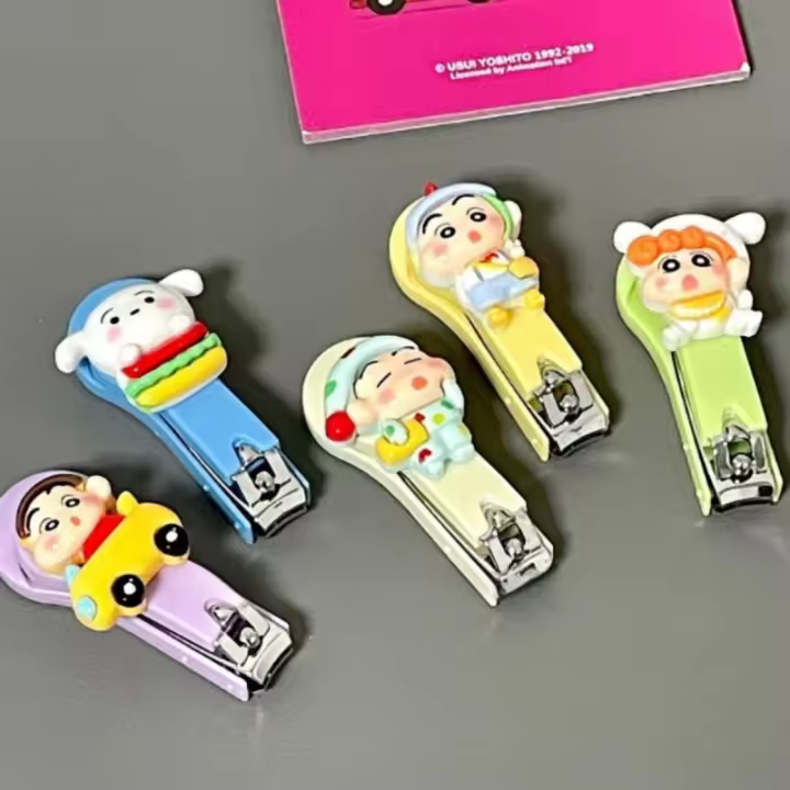 Cortauñas de Dibujos Animados Portátiles Tijeras de Uñas con Corazón para Mujeres - 1