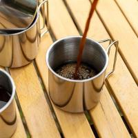 Taza de titanio para acampar, villa turística, equipo para picnic al aire libre, juego VIE, utensilios de cocina para senderismo - details 4