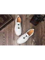 Zapatos Blancos Nuevos de Tamaño Grande Mocasines Casuales para Hombres - details 0