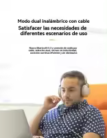Auriculares inalámbricos con Bluetooth y micrófono, cascos con cancelación de ruido, sonido estéreo, deportivos, para juegos - details 7