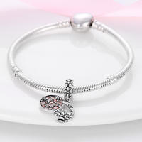 Abalorio de Plata de Ley 925 con forma de mariposa, colgante de 3mm, joyería Original, 2022 - details 9