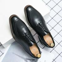 Genuine Chaussures Homme Cuir vestido de oficina zapatos de cuero profesionales para hombres 2024 - details 3