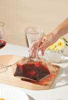 Botella irregular, dispensador de botella de 1450 ml, aireador de vino de vidrio, tarro de espejo, decoración de bar, cristalería artística, regalos - details 8