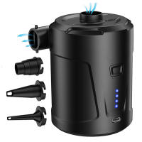 Bomba de aire eléctrica, inflador/desinflador de compresor de aire inalámbrico portátil para colchón inflable, cama de aire - details 0