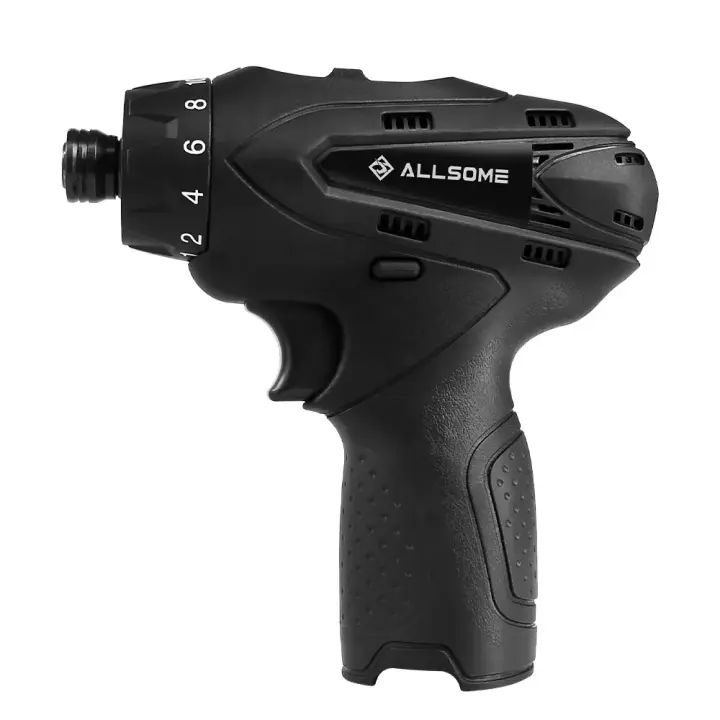 Allsome-taladro eléctrico de 12V para el hogar, destornillador inalámbrico, multifunción, sin batería - 1