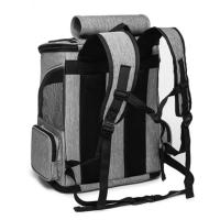 Mochila para mascotas expandible multifunción, gran capacidad, transpirable, correa ajustable, bolsa de viaje plegable para mascotas, perro - details 8