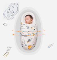 Saco de dormir para bebé de 0 a 6 meses, sobres para recién nacidos, envolturas para bebé, 2,5 TOG, diseño de capullo de algodón suave, Protector de cabeza y cuello - details 0