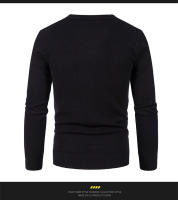 Cardigan de Moda para Hombres Abrigo de Punto de Manga Larga con Botones - details 10