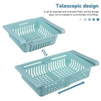 Caja de almacenamiento para refrigerador, compartimento telescópico, acabado multiusos, mantenimiento fresco, clasificación tipo tirador, cocina - details 9