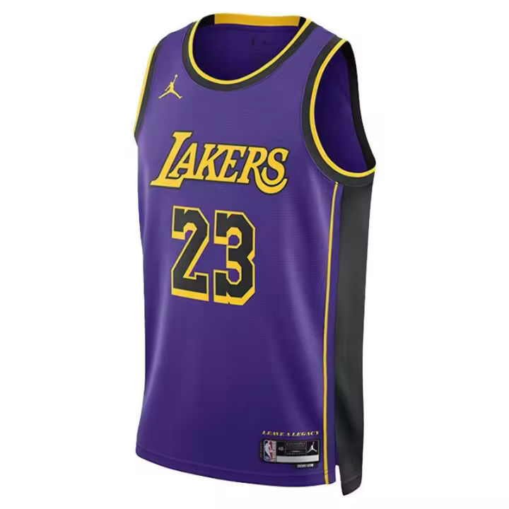 【Leten buque insignia oficial】Lakers LeBron James Jersey deportes baloncesto chaleco DO9530-508 - 1