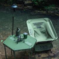 Silla plegable de tela Oxford ultraligera, adecuada para picnics, playas, turismo, acampadas al aire libre, senderismo y pesca. - details 7