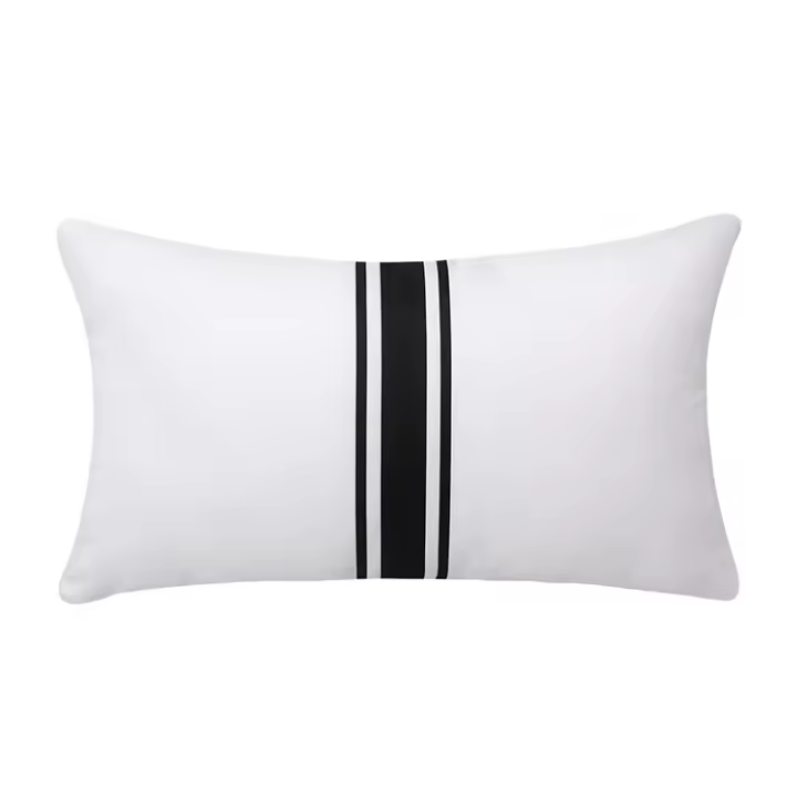 Funda de Cojín Impermeable para Verano 45x45cm 30x50cm Decoración de Jardín Almohadilla Blanca Hecha en China - 1