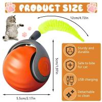 Juguete Interactivo Inteligente para Gatos Bolas Móviles Automáticas para Mascotas - details 1