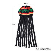 Gorro de Trenza de Punto Unisex Estilo Caribeno para Hip Hop Peluca de Estilo Dreadlocks - details 8