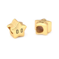 Pulseras de Brass Dorado Mate 4PCS Grande Agujero Abalorios para Hacer Joyas DIY - details 83