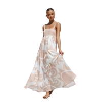 Vestidos largos de playa estampados para mujer, vestido largo bohemio con tirantes finos para vacaciones, informal, A-e, verano 2024 - details 25