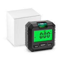 Caja de nivel Digital de precisión, inclinómetro, goniómetros electrónicos, 360 ° grados, Base magnética, transportador, buscador de ángulo, caja cónica, 40% de descuento - details 13