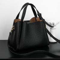 Bolso de hombro de gran capacidad para mujer, bolso de mensajero portátil, estilo Retro, moderno, Simple, nueva textura - details 2