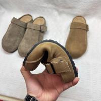 Zapatos Plataforma Retro Mujer 2025 Nueva Primavera Casual Versátil Lazy Nubuck Bolsa Cabeza Media Zapatilla - details 2