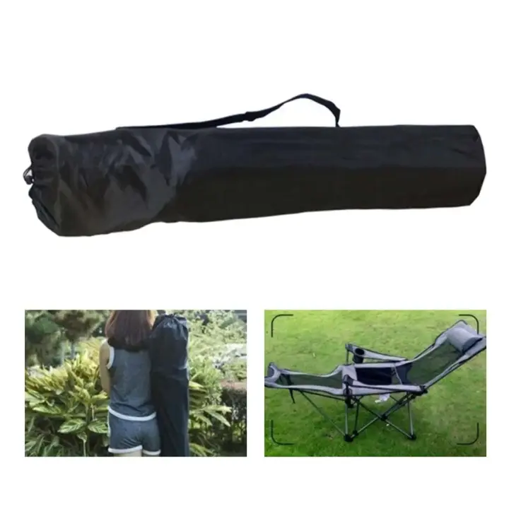 Repment Silla plegable para acampar, boca grande, almacenamiento en la playa, pesca, ligera, al aire libre, bolsa de transporte resistente para viajes - 1