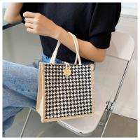Bolso de Lino Nuevo 2025 - Versión Coreana para Mujer - Caja de Regalo Estilo Cesta - Bolsa de Envoltura de Lino - Bolso Versátil para Cada Ocasión - details 13