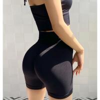 Pantalones cortos de Yoga para mujer, mallas deportivas transpirables, cintura alta, levantamiento de cadera, entrenamiento, gimnasio - details 5