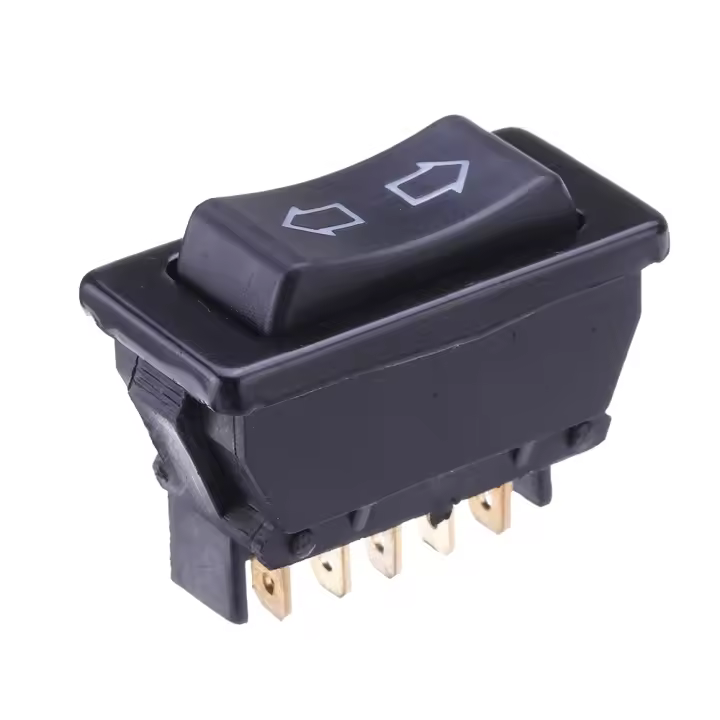Botón de interruptor de ventana eléctrica Universal, 5 pines, 20a, 12VDC, para coche, camión, vehículo - 1