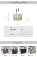 Nuevo bolso de mano de gran capacidad para mujer, bolso informal simple para las axilas, bolso de hombro versátil de moda para viajeros - details 0