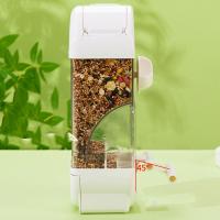 Comedero transparente para pájaros, práctico dispensador de comida colgante para pájaros de gran capacidad, caja de comida automática duradera para pájaros, árbol - details 2